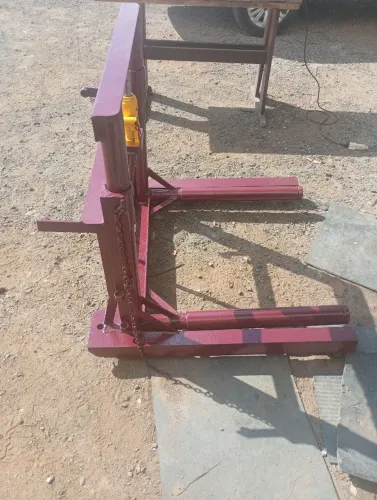 Carrinho de tirar rodas de caminhão