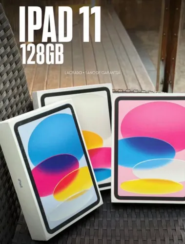 IPAD 11 128GB NOVO LACRADO, LOJA NO RIOMAR, ACEITAMOS O SEU USADO.
