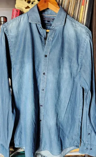 Camisa Tommy Hilfiger jeans Tam p veste m 