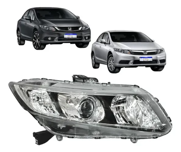 Farol Honda Civic G9 2012 2013 2014 2015 2016 Lado Direito Direito