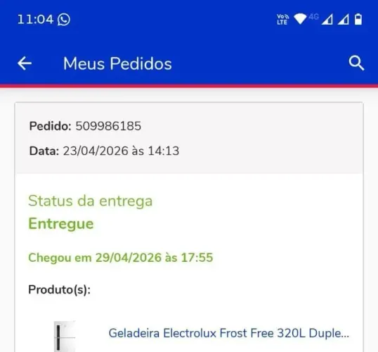 VENDO GELADEIRA FROST FREE SEMI NOVA
