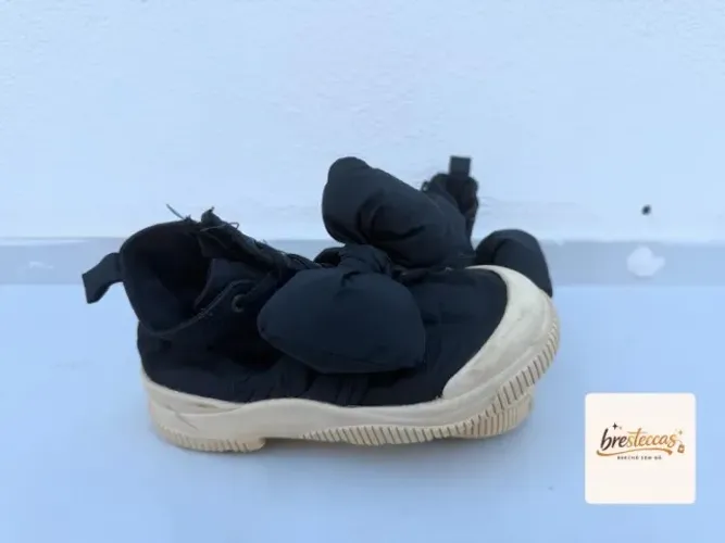 Tênis Infantil Azul Marinho com Laço Zara - Tamanho 28