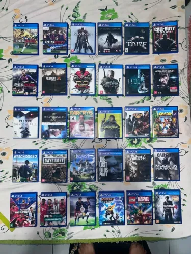 Jogos ps4 mídia física
