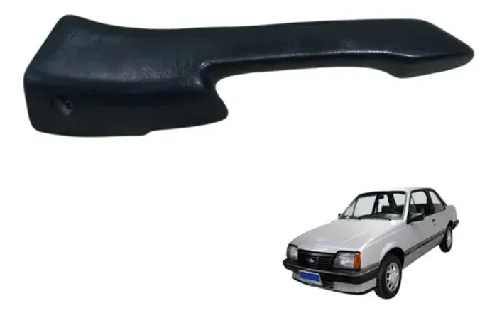 Puxador Interno Porta Diant Direita Monza Original Gm Gls Preto