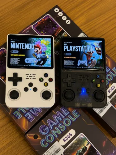 R36S 64GB 15 Mil Jogos Console Portátil + Entrega Grátis