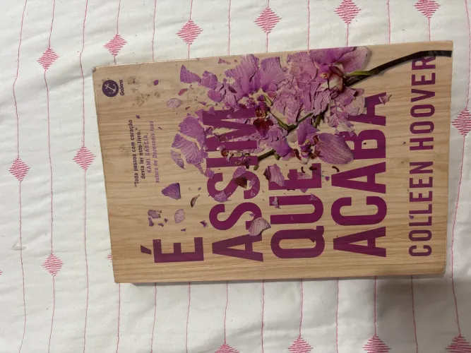 Livro ?é assim que acaba? da collen hoover em perfeito estado e sem nenhuma anotação 