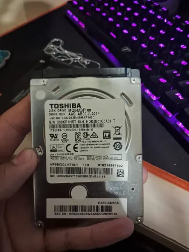Venda-se HD Toshiba 1tb