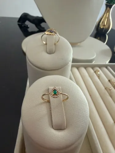 Anel de formatura em ouro 18k saúde feminino 