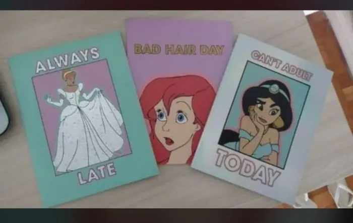 Cadernos Princesas Disney