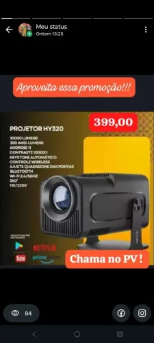 Projetor Hy 320 Novo