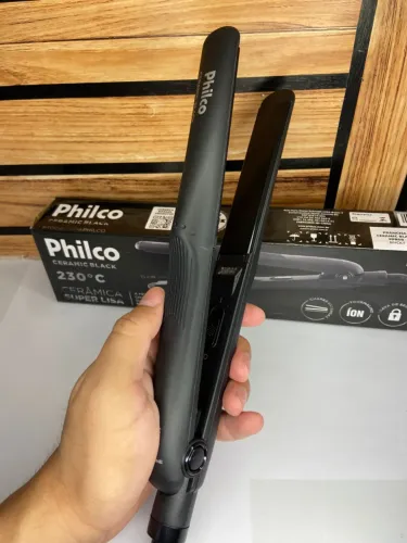 Prancha Chapinha Cerâmica Black 230° - Philco an2
