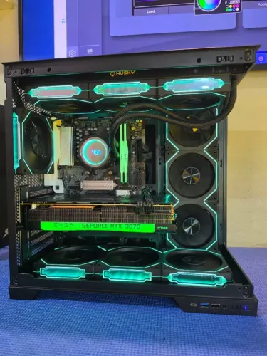 Pc Gamer Ryzen 9 7900X, 3070 8GB FTW3, 32GB DDR5 XPG, NVME 1TB, B650M WI-FI, Water Cooler 