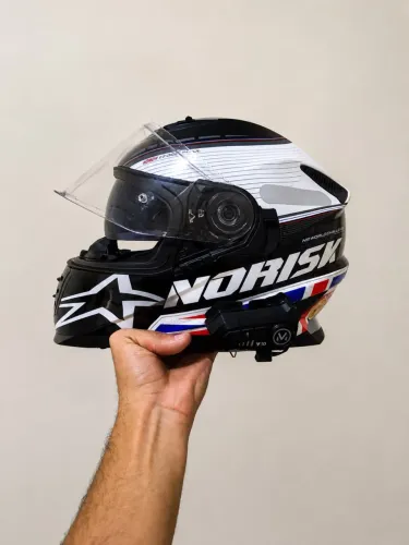 CAPACETE NORISK FF302,TM 60