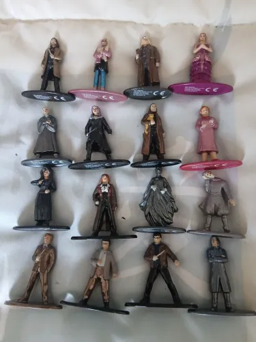 LOTE 16 MINIATURAS HARRY POTTER NANO METALFIGS JADA TOYS SEM REPETIDOS