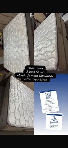 Vendo cama sem marcas de uso 