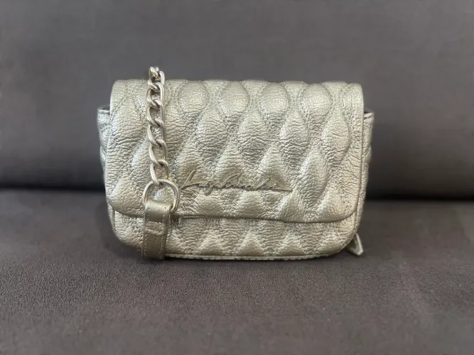 Bolsa dourada Luiza Barcelos