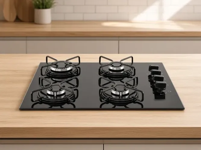Cooktop 4 Bocas Mesa de Vidro Temperado (NOVO A PRONTA ENTREGA)