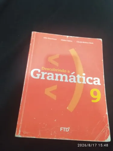 Livro Descobrindo a gramática 6&9 Ano