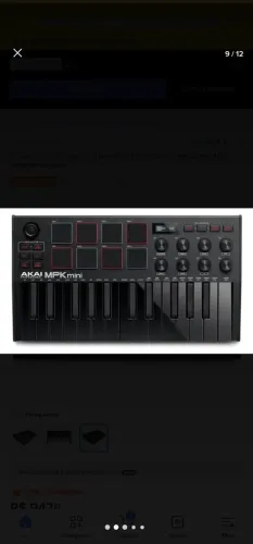 Teclado Controlador MIDI AKAI MK3 Zerado