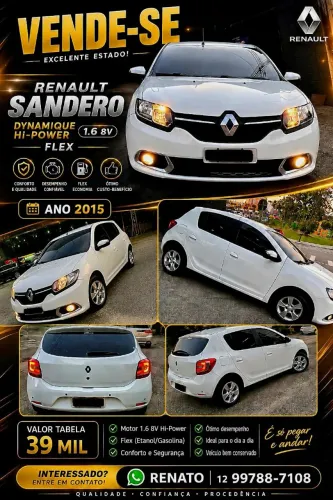 Renault Sandero Dynamique Hi-power 1.6 8V 5P 2015