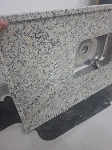 Pia mármore - cozinha 1m 20