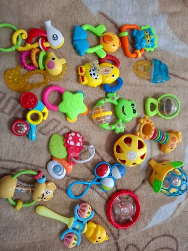 Kit de chocalhos para bebê