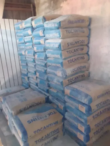 cimento 50kg Tocantins 36,90 a vista 
