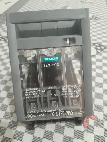 Chave Seccionadora Saca Siemens Fusivel 160a Nh000 3np1123