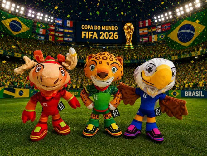 Trio Mascote copa 2026