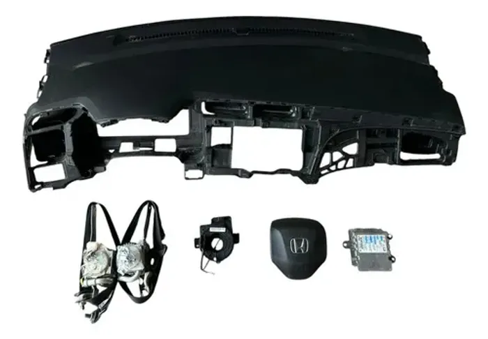 Kit Air Bag Completo Honda City Lx 2017 Preto