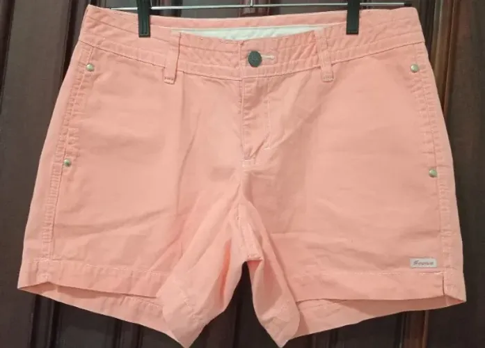 Shorts feminino coral (claro) tam 40 Scene Desapego Usado