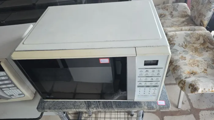 Microondas funcionando perfeitamente