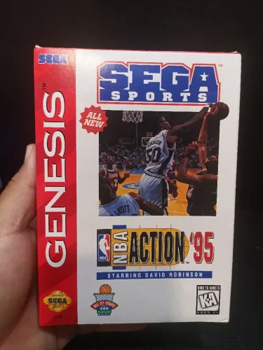 Jogo sega NBA action 95 americano original novo