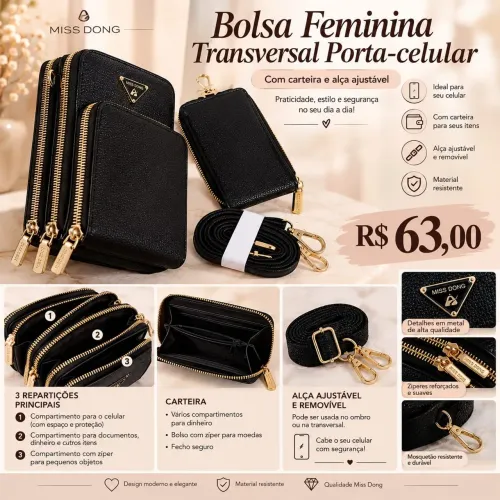 Bolsa com carteira