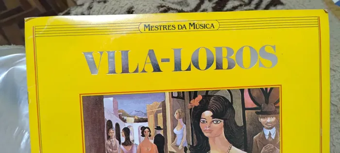 Vila Lobos Mestres da música Vinil + encarte de 12 páginas.
