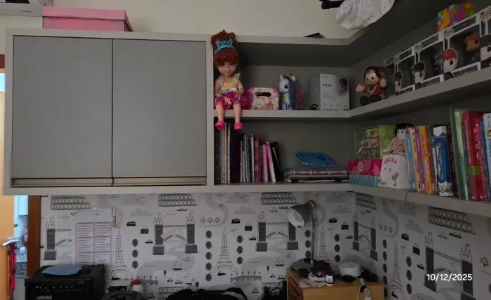 Armário aéreo, quarto ou escritório 