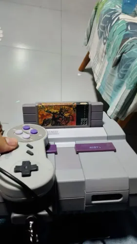Super Nintendo Fat com 2 jogos