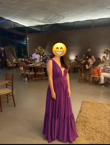 Vestido roxo madrinha
