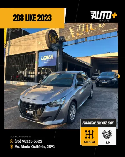 Peugeot 208 Like 1.0 Flex 6V 5P Mec. 2023