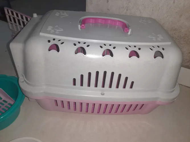 Casa de transporte de gato ou cachorro