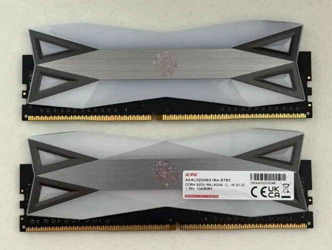 MEMORIAS XPG 16GB (2X8) 3200 MHZ