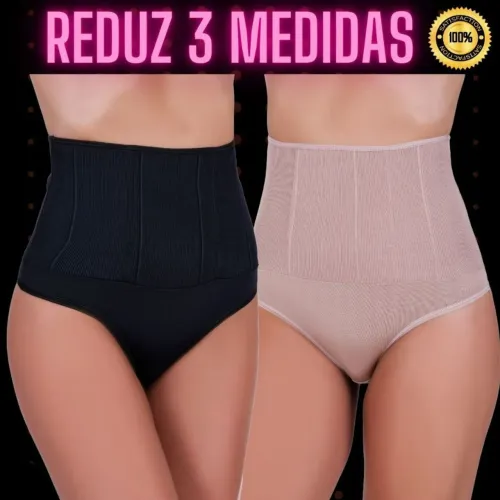 Calcinha Cinta Modeladora (M) (G) (GG)