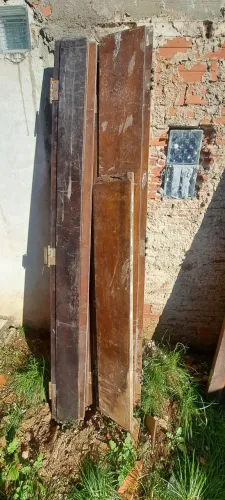 4 comjuntos Portas dupla de imbuída maciça com cachilho e vistas