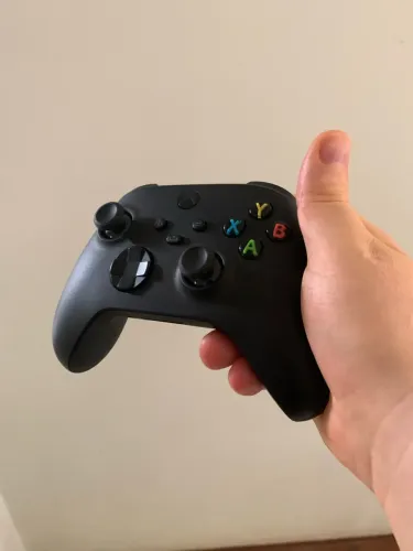 Controle Xbox Series S/X Carbon Black Seminovo - Leve Drift Analógico Esquerdo