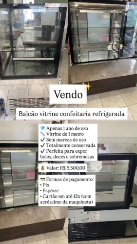 Balcão de vidro