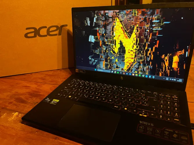 Notebook Acer Nitro V15 i9-13900H RTX 4060 16gb RAM Win 11 C/ caixa C/ garantia 