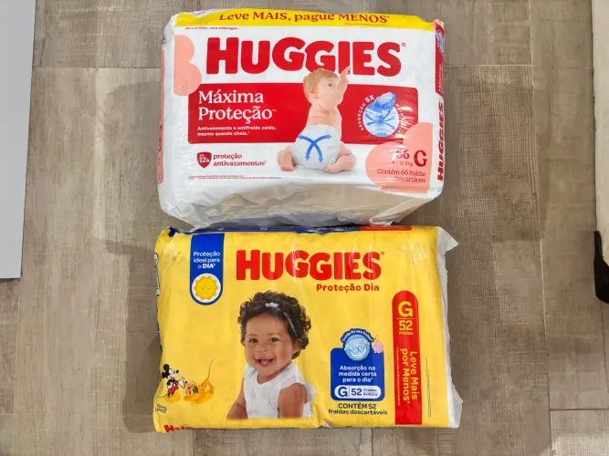 Fraldas huggies