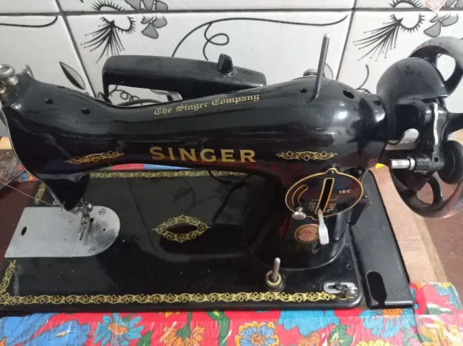 máquina Singer 15c nunca consertada