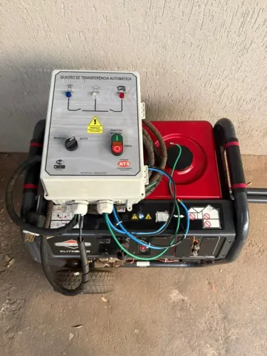 Gerador 10KVA Elite 8000 + ATS Inteligente Wi-Fi/4G (Quase Novo)