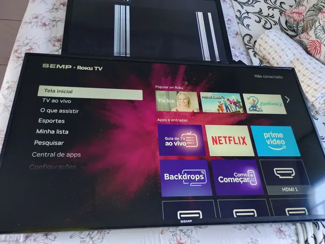 Vendo duas tv 50 e 32 pra retirada de peças